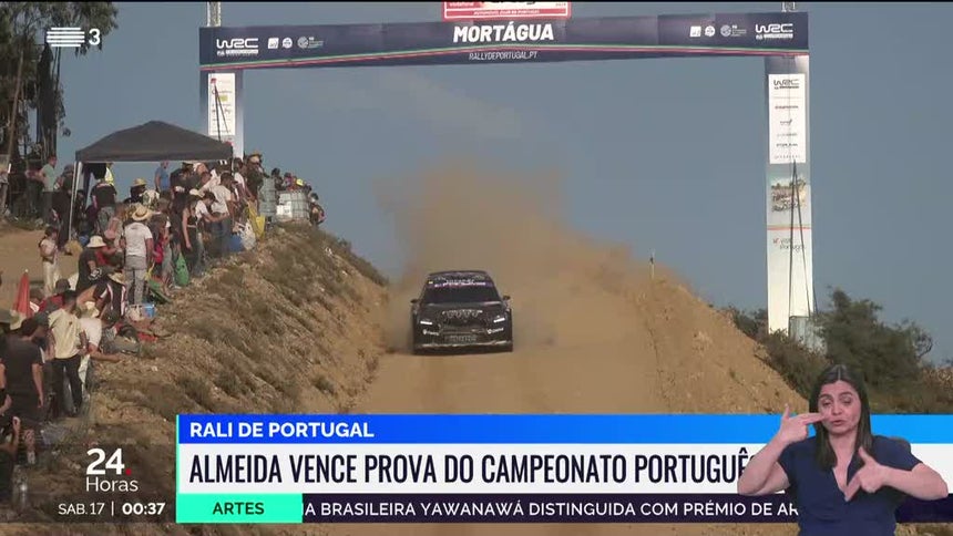 Rali de Portugal. Almeida vence prova do campeonato nacional Rali de Portugal. Almeida vence prova do campeonato nacional